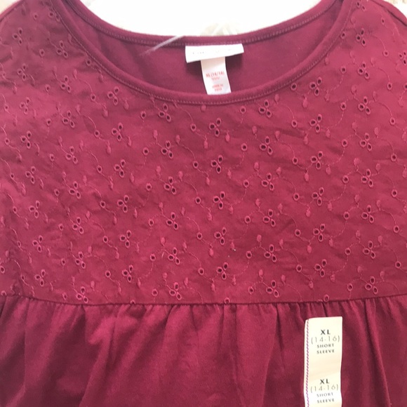 COPY - NWT! Cat & Jack embroidered tee shirt - Picture 4 of 6